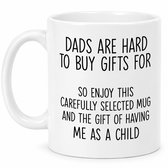 Tasse amusante pour la fête des pères 330 ml – tasse à café et à thé – cadeau original père / papa