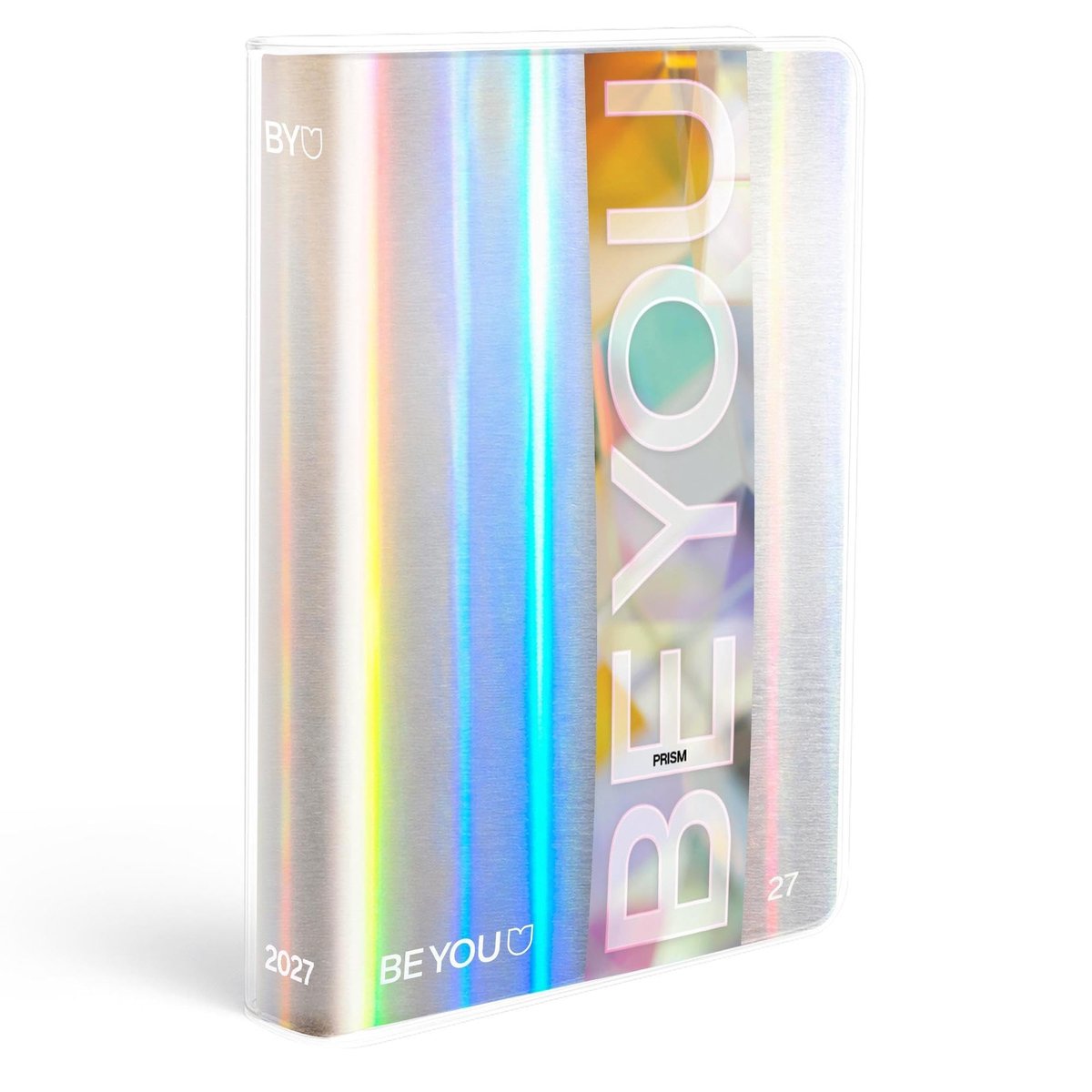 SnelShoppen - BE YOU Schoolagenda Prism Easy 26/27 Schoolagenda voor Middelgrote Jongens met Kleurrijke Prismapatronen, Ideaal voor Schoolgebruik, Maa