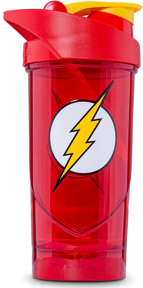 SnelShoppen - Eiwit Shaker - BPA-vrij Gym Accessoire - Fitness Drinkfles - Rood - 700ml - Perfect voor Sport, Workout, en Eiwitdranken