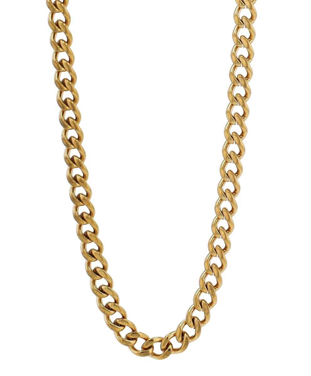 AKZENT Kette Keron, Edelstahl, 45 - 60 cm/ 3,5 mm, langelbig