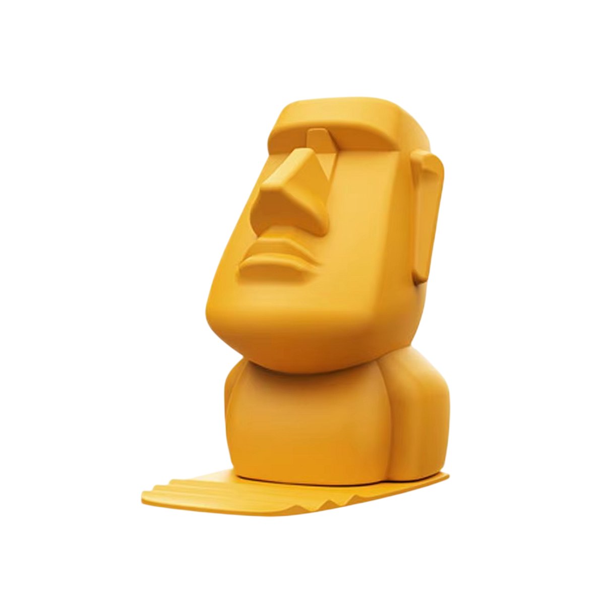 Brillenhouder – Gezichtsvormen Brilhouder, Decoratieve Display Standaard voor Tafel, Multifunctionele Sculptuur - Geel