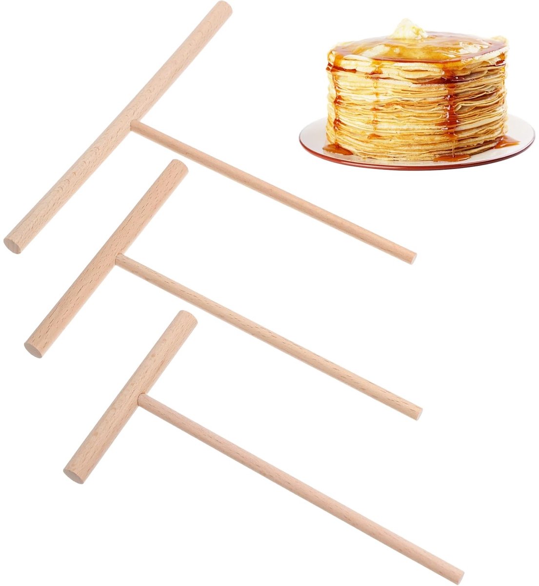 Solidchoice - Set van 3 Crepe Divider voor Pannenkoeken