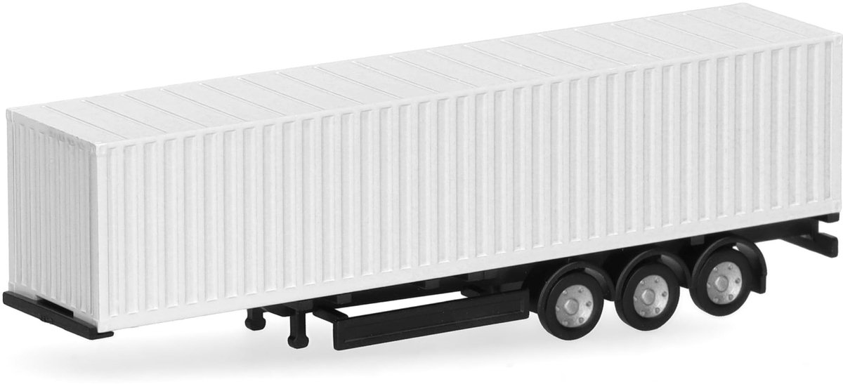 Solidchoice - Miniatuur 3-asser Container Semi-Trailer 40ft, schaal 1:160