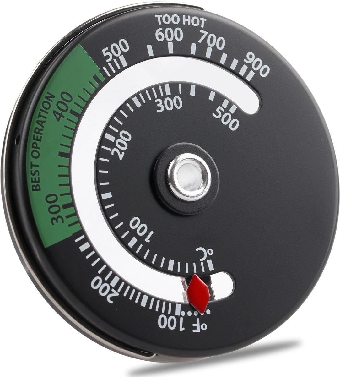Solidchoice - Magnetische Thermometer voor Houtkachel en Open Haard