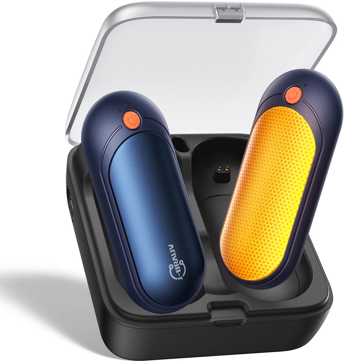 Solidchoice - Oplaadbare Handwarmers Set van 2 met 10000mAh Oplaadcase