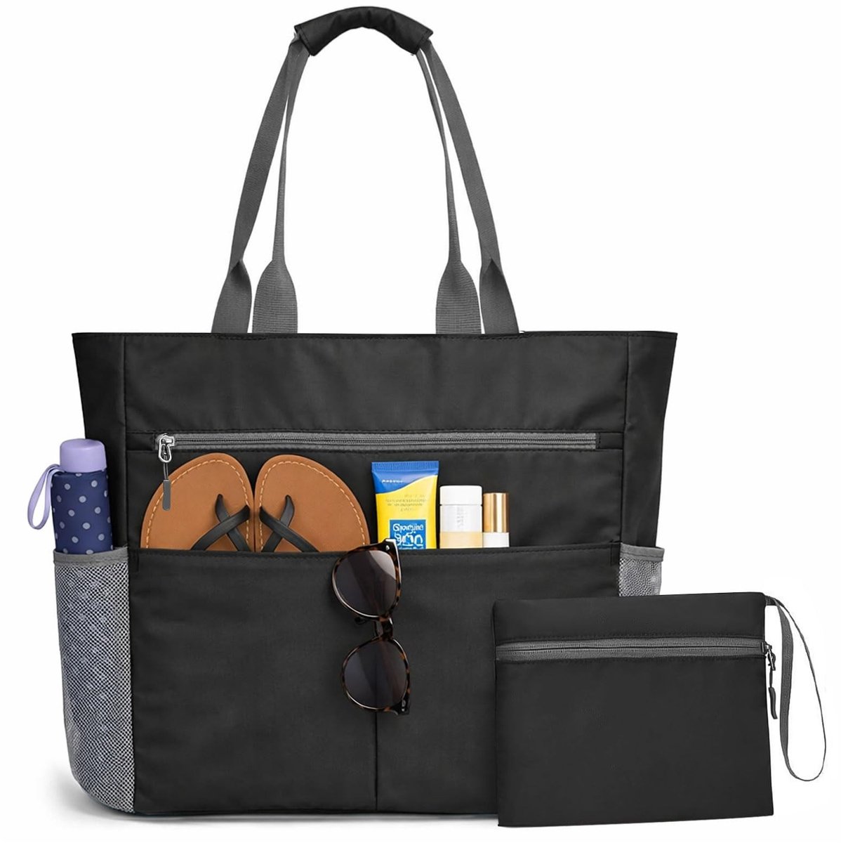 Solidchoice - Grote Waterdichte Strandtas voor Vrouwen, Ideaal voor Strand, Zwembad en Reizen