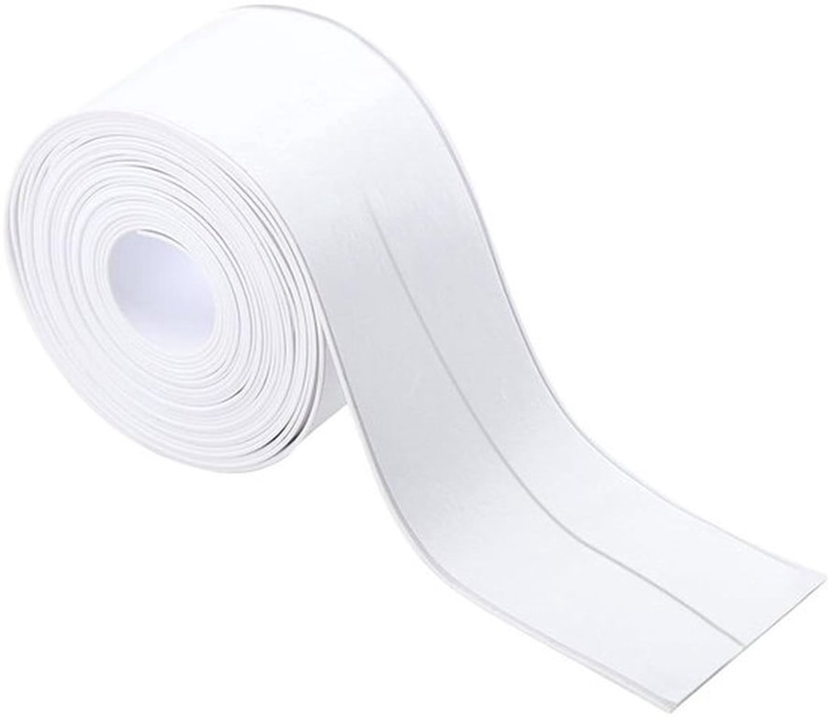 Waterdichte afdichtingstape - 3 meter lang en 38 cm breed - schimmelbestendig - voor badkamer en keuken - inclusief afdichtingsgereedschap - wit