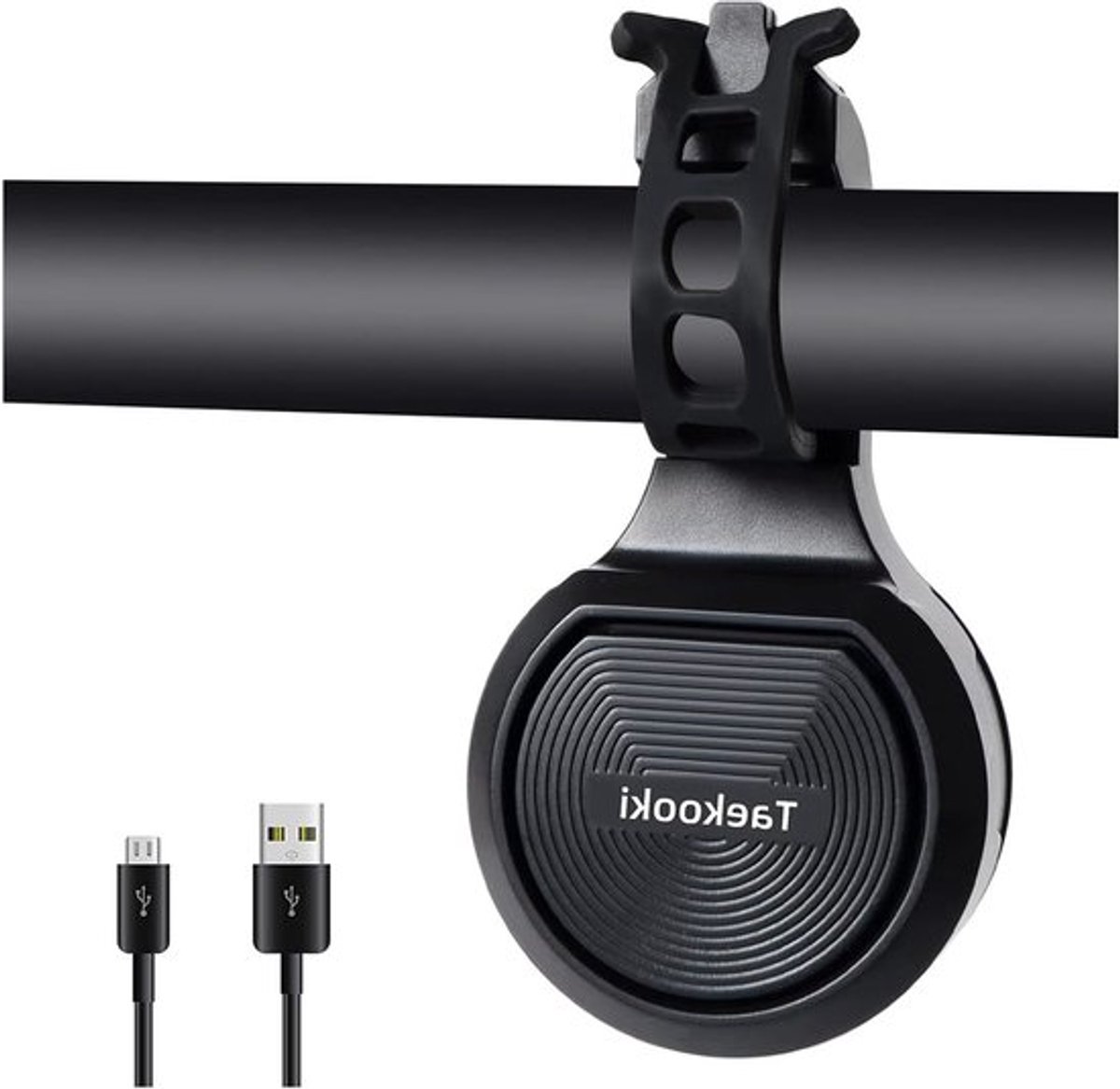 Luid Fietsbellen tot 120 dB, Oplaadbaar en Waterdicht, Perfecte Fietsaccessoire voor Mountainbikes 22-32 mm
