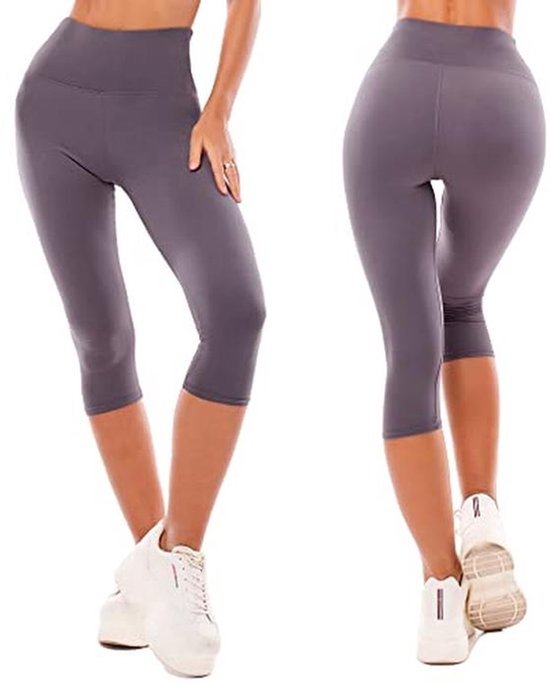 Hoge Taille Capri Legging voor Dames - Zacht en Rekbaar Voor Fitness en Yoga van hoge — afbeelding 2