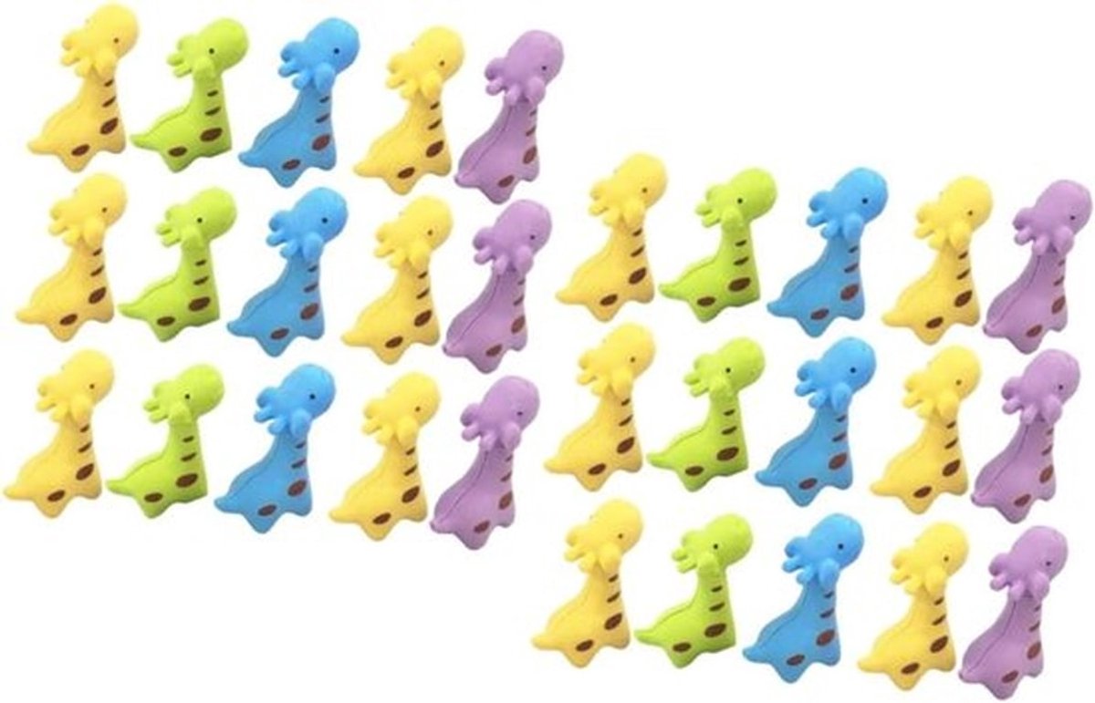 30 Stuks D Giraffe Studenten Cadeau Spellen Verjaardag Dier Random Tas Grappige Novelty Stijl Beloningen Jongens Prijzen voor Gum Kinderen Stationery Prijzen