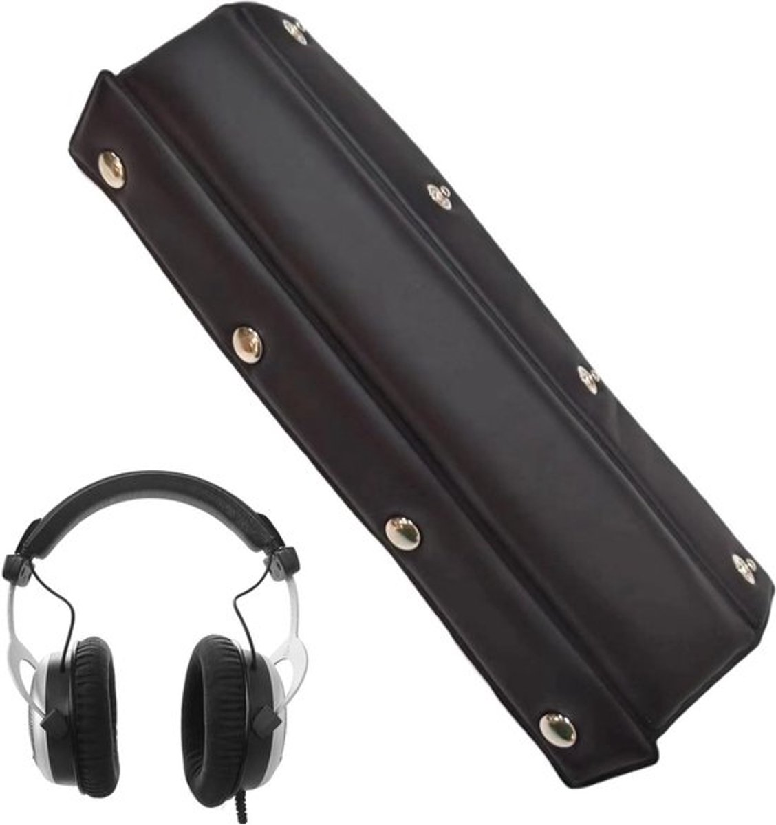 Zachte Vervangkussens voor Hoofdband van Studiohoofdtelefoons, Geschikt voor DT770 PRO, DT880, DT990, HS200 en HS400