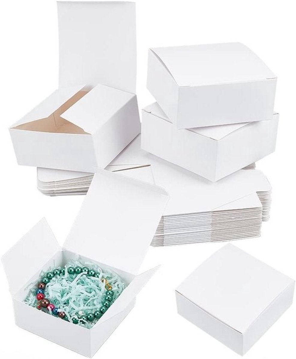 DIY Zeep Verpakking - Kartonnen Zeepdoos - Benodigdheden - Snoepdozen - Kerstcadeau Verpakkingsdoos - 30 stuks - Geschikt voor merk - Kleur of model - 9 x 9 x 4 cm