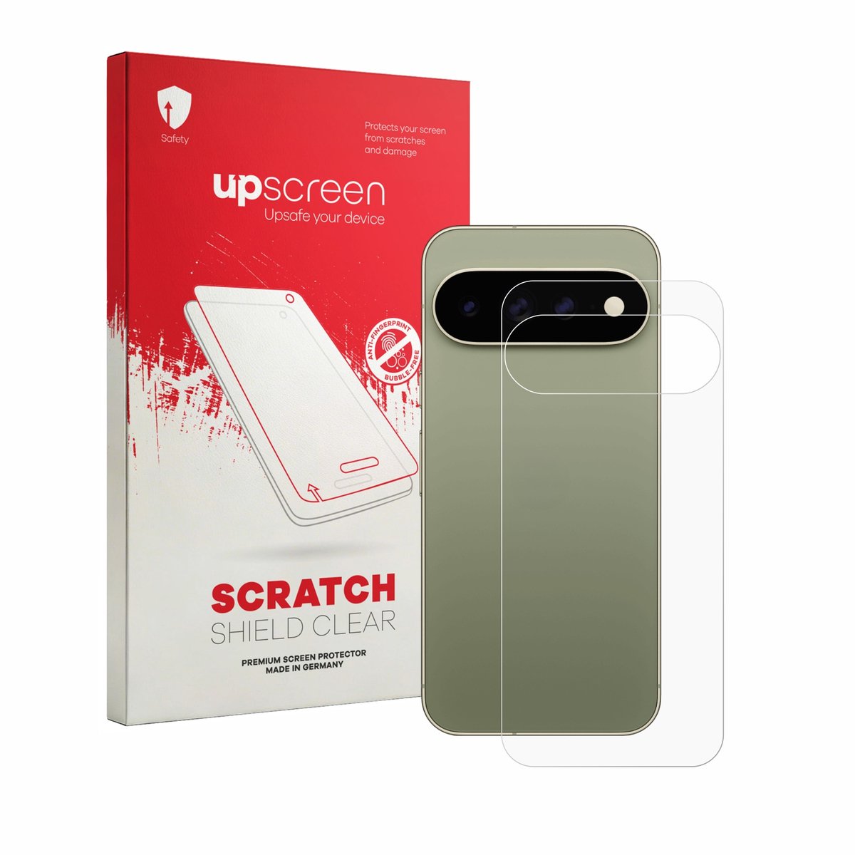 upscreen - Screenprotector voor Google Pixel 11 Pro XL (Achterkant) - Folie Beschermfolie transparant