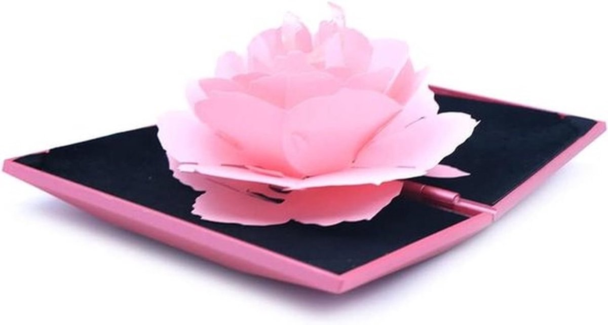 - Sieradendoosje - Ringen - Geschenk - Roze - Valentijnsdag - Oorbellen - Geschikt voor - Ring box - Bloem - Sieraden - Verrassing - Display - Houder - Geval - Hanger - Dienblad - Roos - Organizer