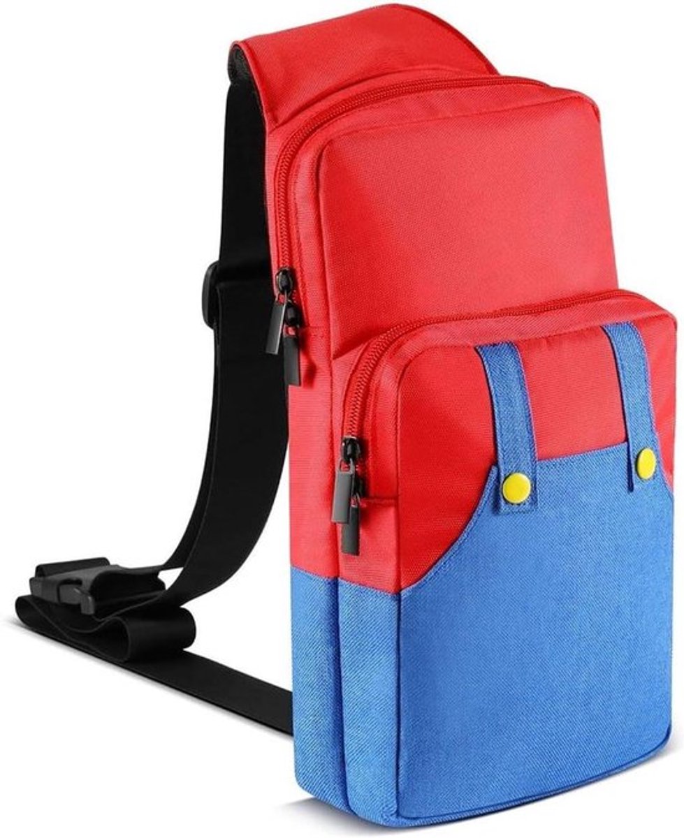 - Transporttas voor Nintendo Switch - Schoudertas - Console Oplader Dock Rood - Accessoires - Geschikt voor Nintendo Switch