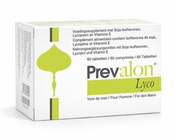 Prevalon Lyco Voedingssupplement - Vitamine E, lycopeen en soja-isoflavonen - 60 tabletten - Prostaat