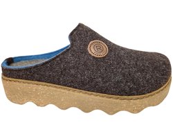 Rohde Foggia D sloffen voor dames - bruin/blauw
