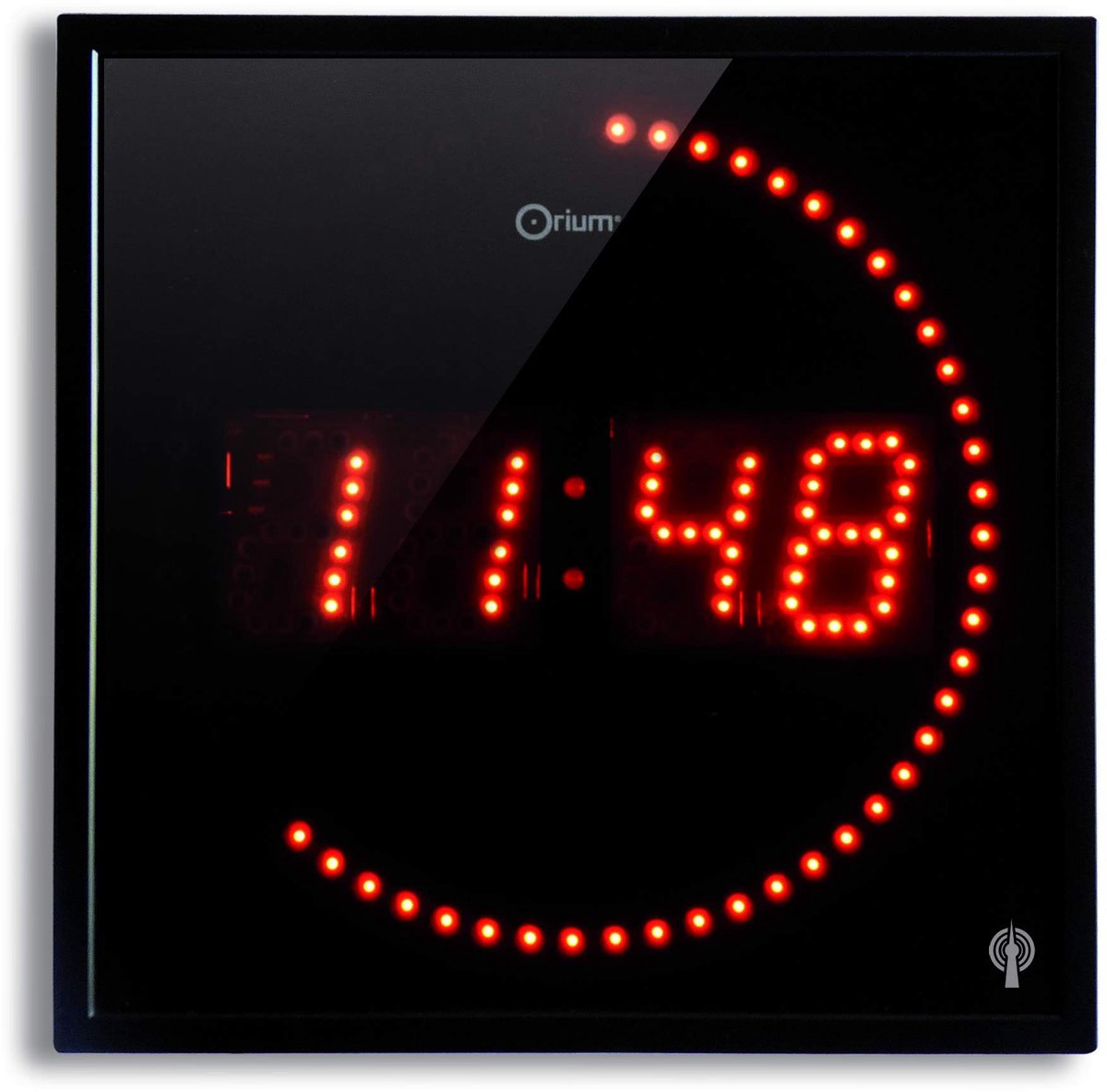 Solidchoice - Draadloze LED Klok met Automatische Tijdinstelling