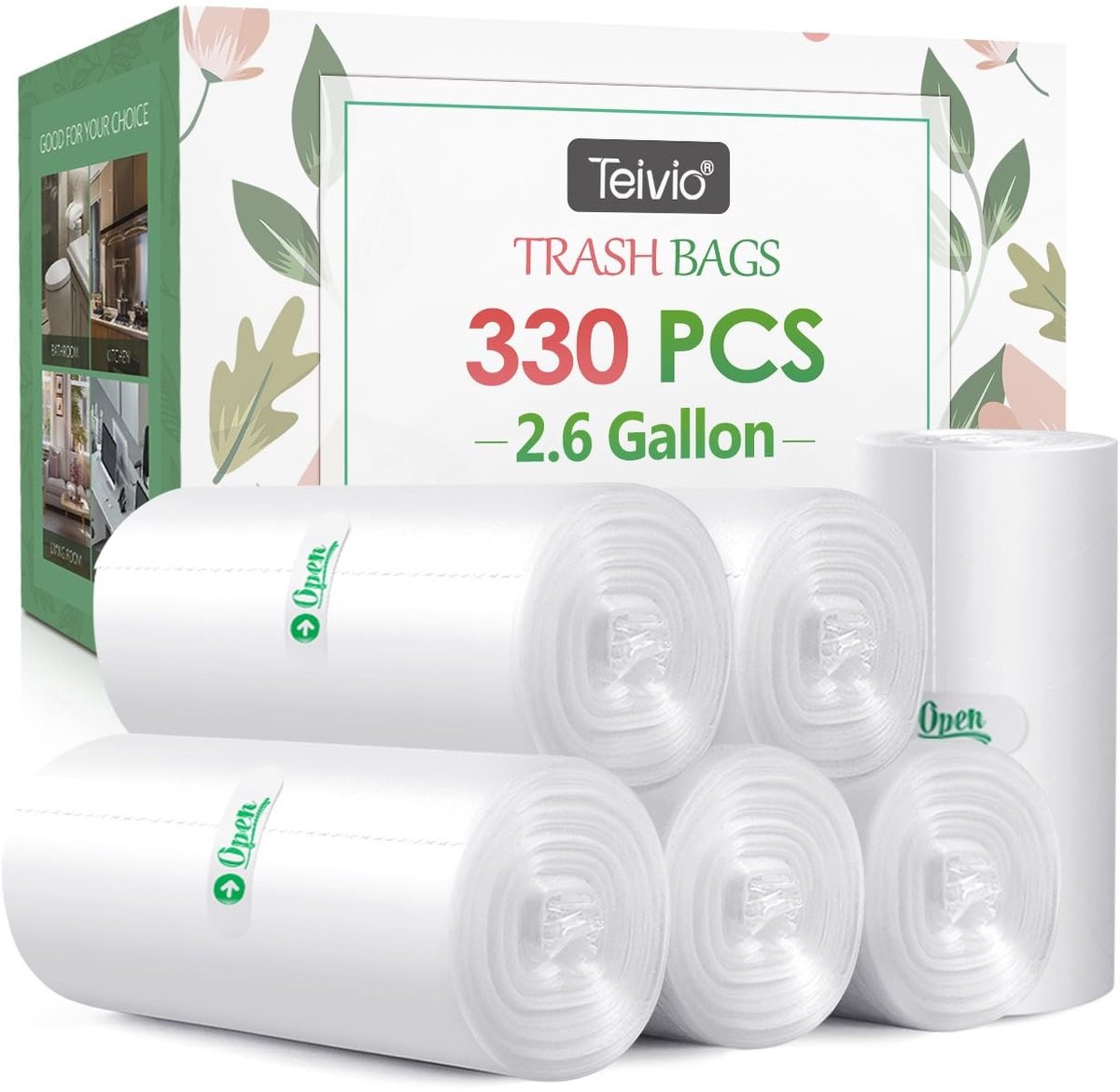 Solidchoice - Sterke Vuilniszakken HDPE 10L - 330 Stuks