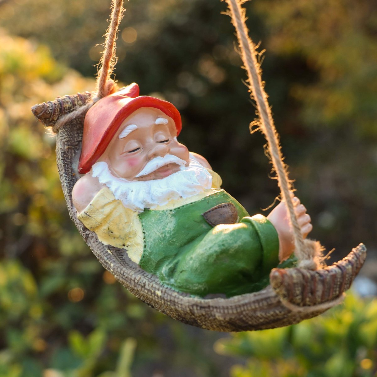 Solidchoice - Schattige Tuin Gnoom in Hangmat Decoratie