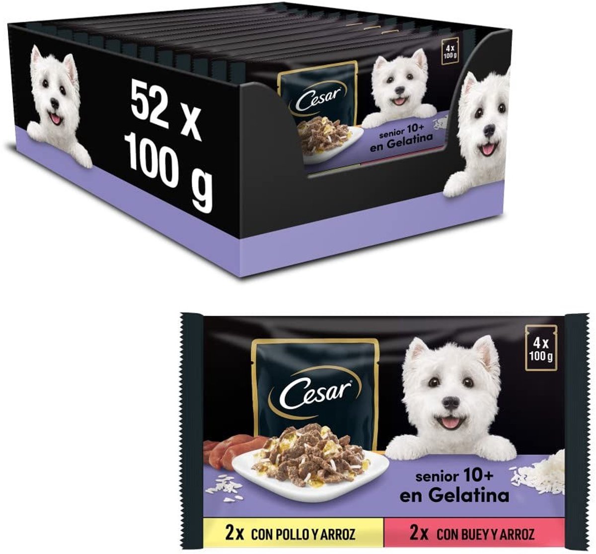 Solidchoice - Natvoer voor Senior Honden met Kip en Rijst, 13 x 400 g