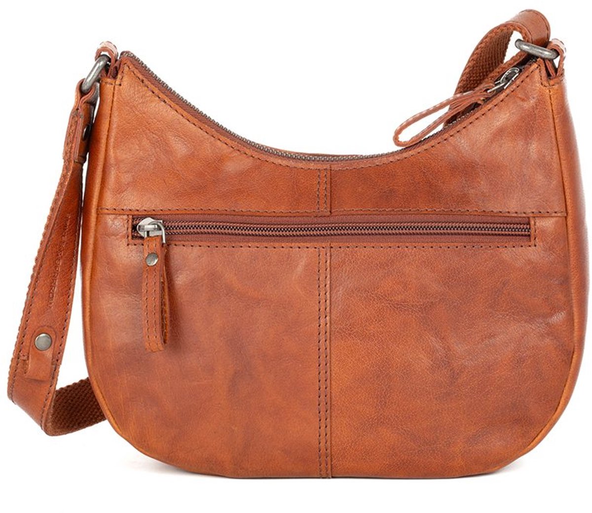 Leren Crossbodytas - Filippa - Brandy Cognac