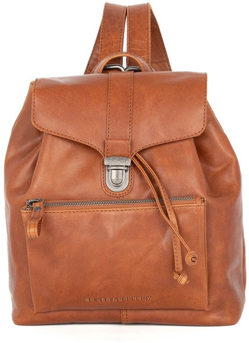 Leren Rugzak - Tamara - Brandy Cognac