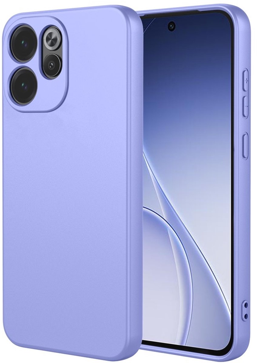 Coverup Hoesje - Geschikt voor OPPO Reno15 F Hoesje - Coverup Colour TPU Back Cover - Lavendel