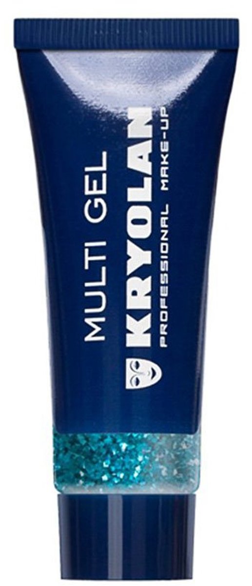 Kryolan Glittergel Turkoois Grof