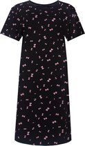 Temptation Dames Big Shirt - Korte Mouwen - Zwart - Maat L