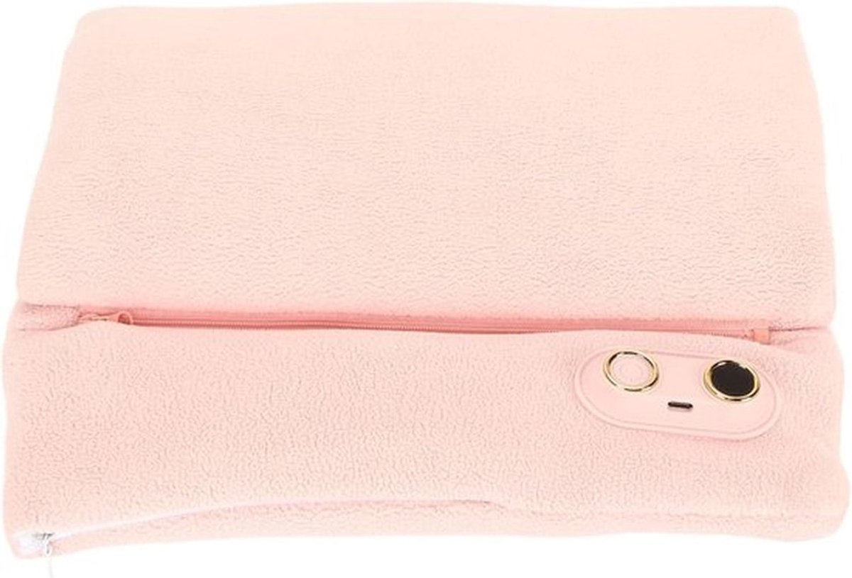 Handwarmers - Elektrische Handwarmer Draagbaar - Verwarming Hand Warmer - Winter Cadeau voor Dames - 7.2V Batterij - 1.5 Uur Gebruik - Roze Warmtezak(Waterloos) - USB