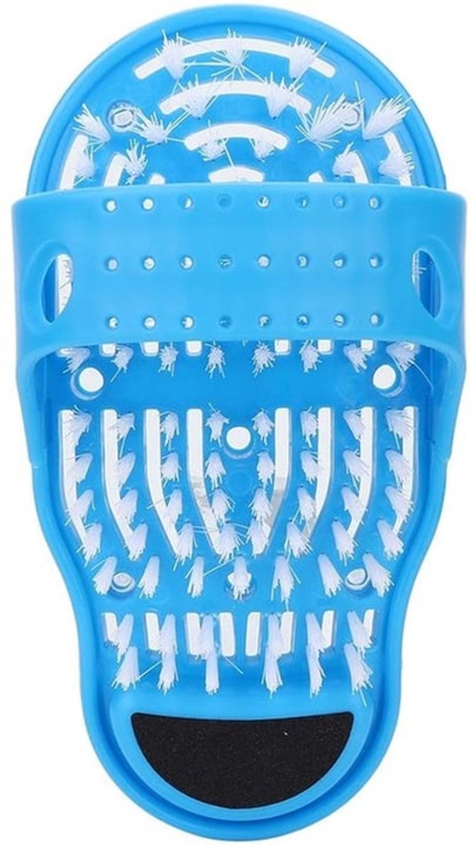 Voetwasborstel Siliconen - Massage Slippers - Voetreiniging - Exfoliërende Scrubborstel - Voor Mannen/Vrouwen - Antislip Design - Massageslippers