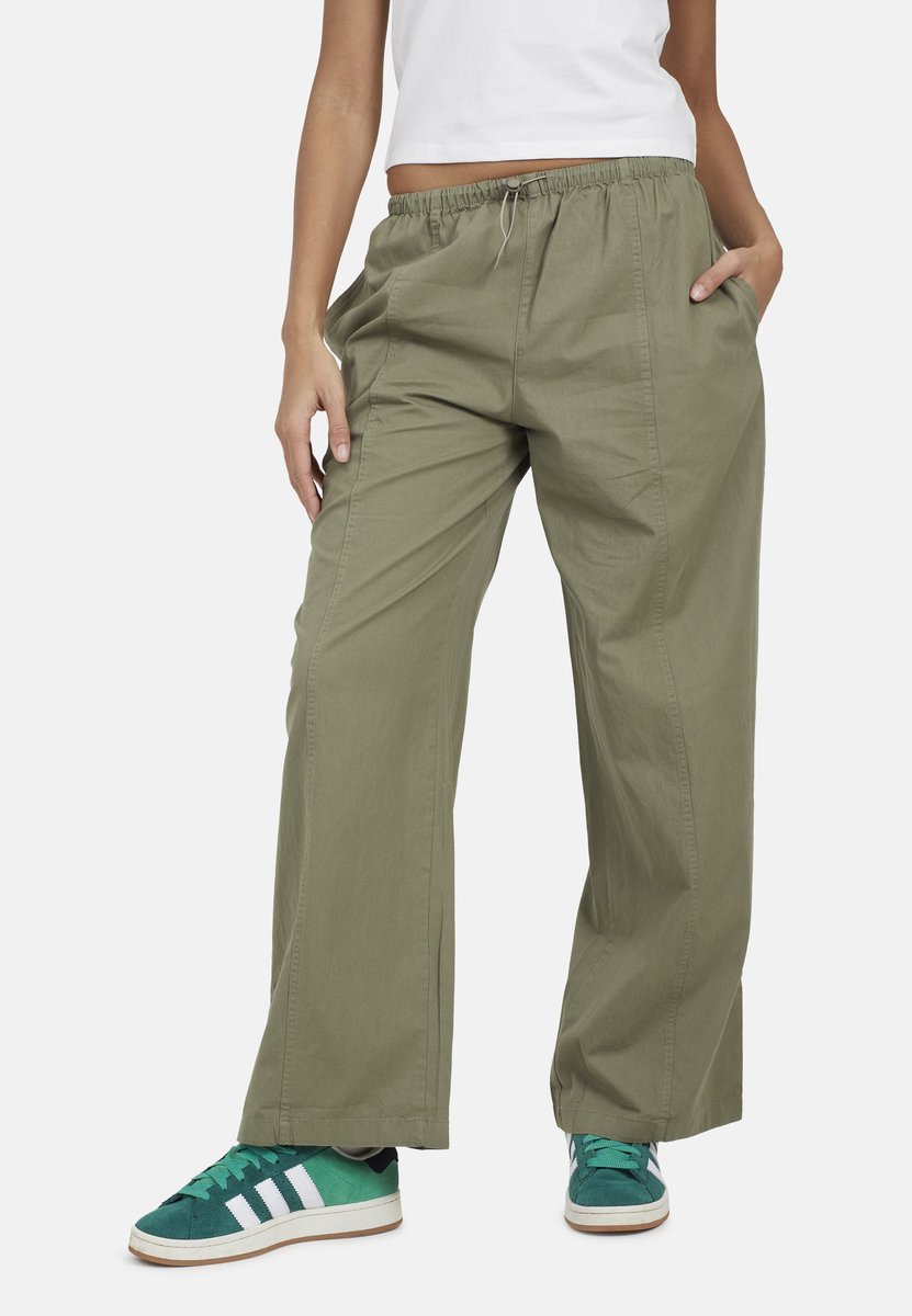 Brave Soul - Broek - Katoen - Vrouwen - Maat L - groen
