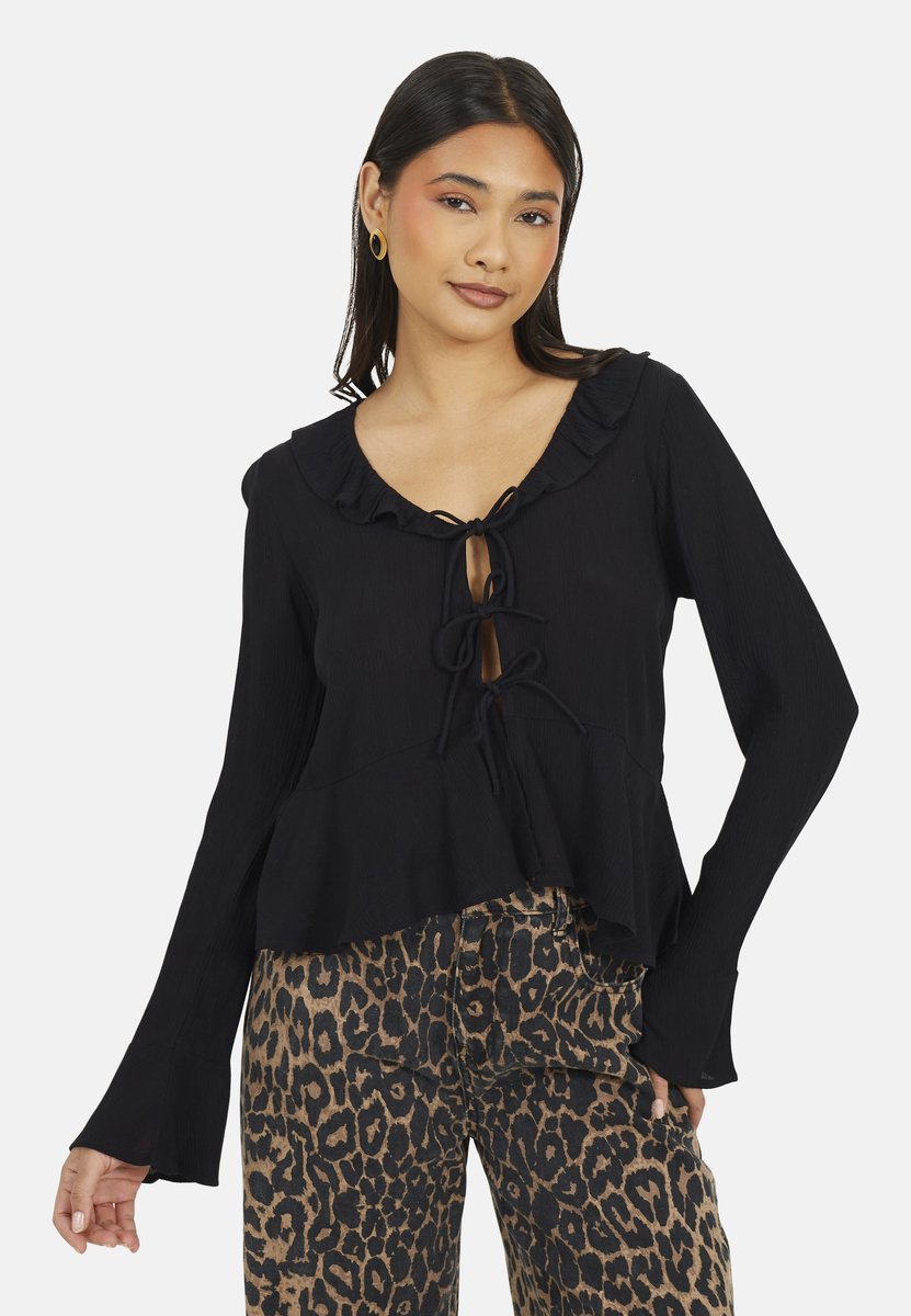 Brave Soul - T-shirt - Viscose - Vrouwen - Maat XS - zwart