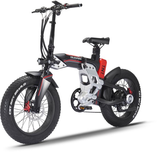 Velocifero TNT vouw-fatbike zwart 20 inch 624Wh van Velocifero — afbeelding 2