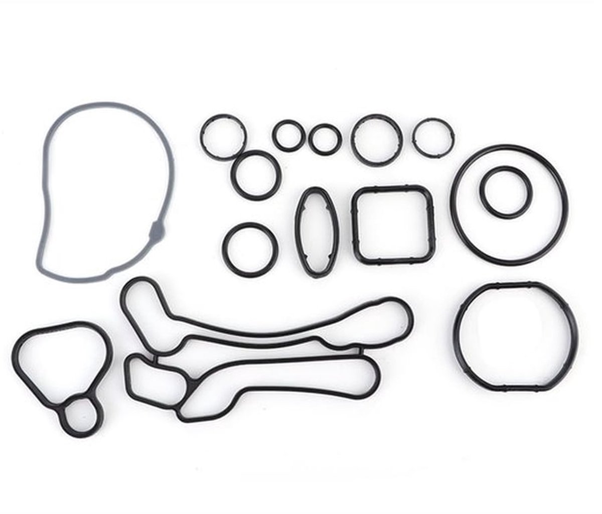 Oliekoeler Gloednieuw - Rubber Afdichtingen - Reparatie Kit - OEM 55355603 - Geschikt voor H/J/D/E - Motorcodes A16XER/Z16XER