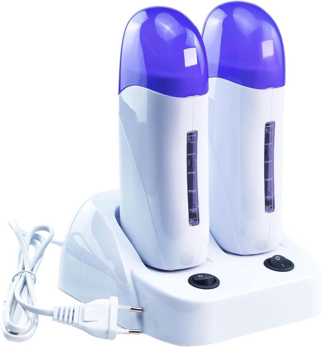 Mini Ontharingswaxverwarmer - Wit - Draagbaar - Voor Roll-on Cartridges - Voor Lichaamsverzorging