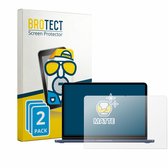 Verpakking met 'BROTECT Screen Protector 2 PACK' en een laptop met een matte screenprotector erop. Een logo met de tekst 'MATTE' is zichtbaar.
