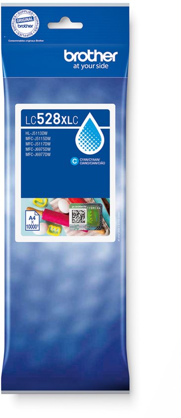 Brother LC528C inktcartridge 1 stuk(s) Origineel Cyaan