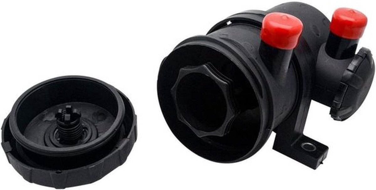 Universele RVS Oil Catch Can met Filter voor Turbo Diesel - Compacte Oplossing voor 4WD en Motorprestaties Verhogen