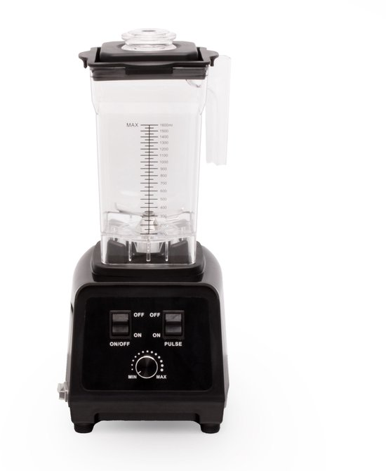 HCB® - Professionele Horeca Blender - 1,6 liter - 1500 Watt - 230V - 20x18x43 cm (DxBxH) - 4 kg - 8305 van Merkloos — afbeelding 4