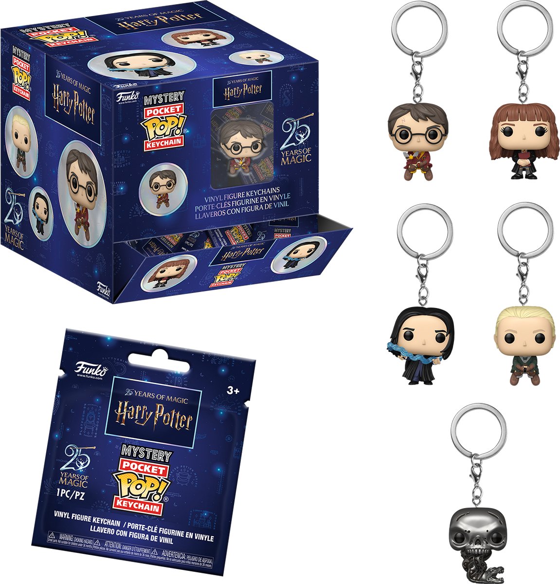 FUNKO POP KEYCHAIN: HARRY POTTER- 12PC PDQ(BLIND)​