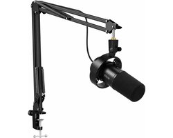 FIFINE K688CT - USB / XLR - Dynamische Microfoon - Met Boom Arm - Streaming - Podcasting - Gaming - Geschikt voor PS4 / PS5 / PC - Zwart