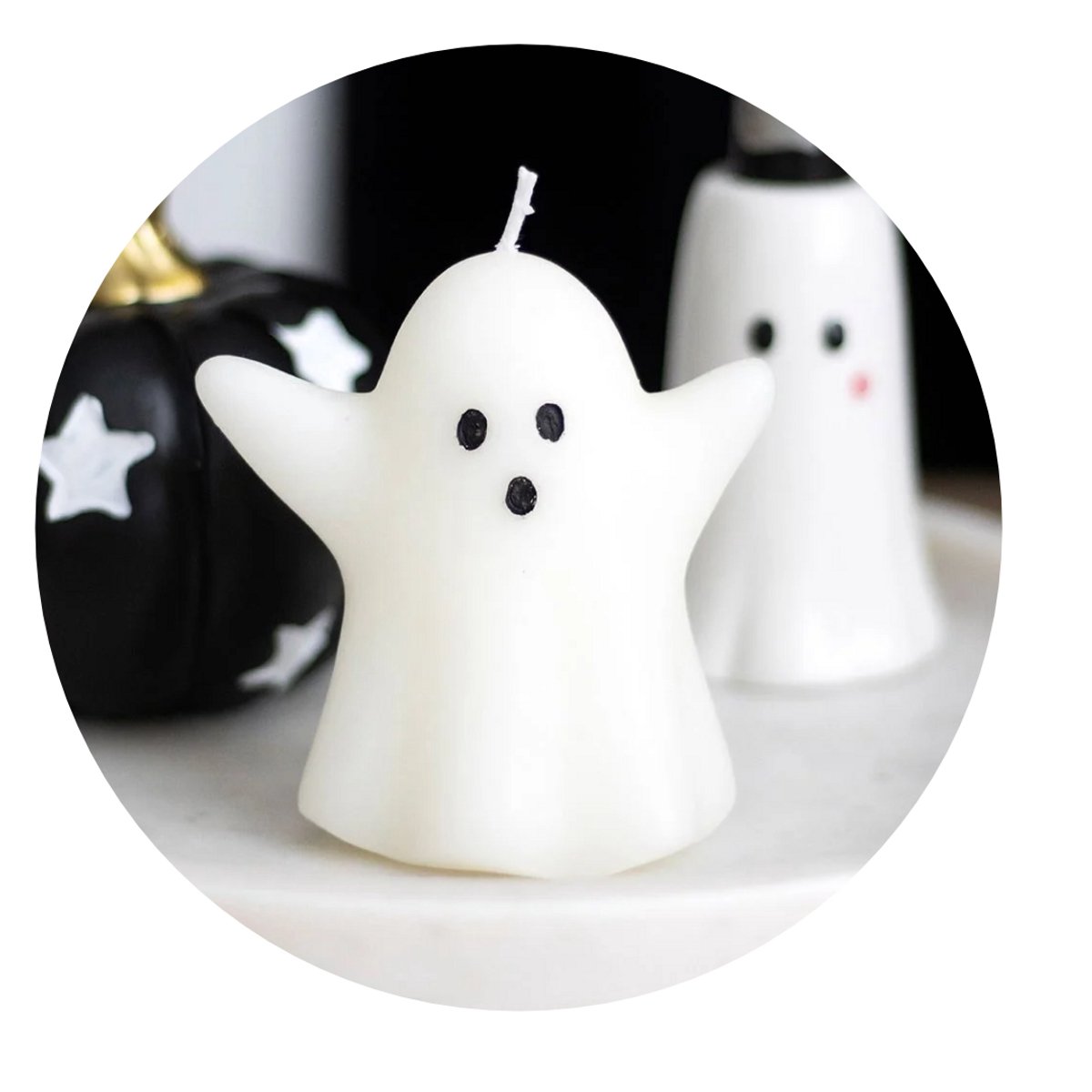 Something Different - Sweet Ghost Shaped Figuurkaars - Multicolours