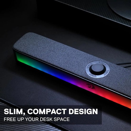 UrbanSelect Soundbar RGB - Soundbars Voor Tv - Bleutooth - 6 Verlichtingsmodi - Plug & Play - Krachtig Geluid — afbeelding 4