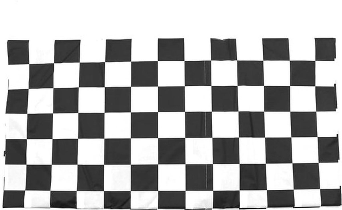 Tafelkleed Zwart-wit Geruit - Tafelkleed Plastic - Tafelkleed Afwasbaar - Tafelkleed Voor Verjaardagsfeestje - Tafelkleed Set van 2 - Grootte 137x274CM - Tafelbedekking