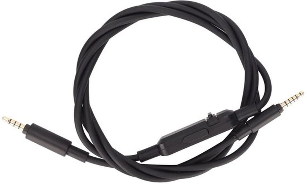 Universele Headsetkabel - Vervangingskabel voor Hoofdtelefoon - 3,5 mm Stekker - Zwart - Geschikt voor 300 2e generatie - Plug-and-play