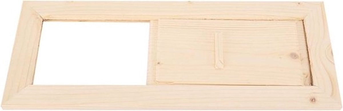 Ventilatiepaneel - Luchthout - Badkamer en Zwembad - Sauna-gevel-ontluchtingsset - Rechthoekige Lamellen - Geschikt voor Stoomaccessoires