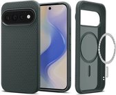 Spigen Hoesje Geschikt voor Google Pixel 11 Pro - Liquid Air MagFit - Compatibel met MagSafe - Back Cover Flexibel TPU - Groen