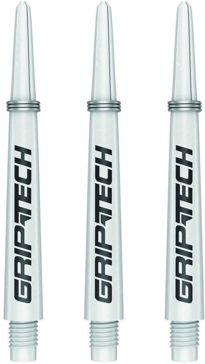 Griptech Dart Shafts Short Wit, 3 Stuks